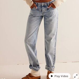 Free people Shelby Low-Rise Boyfriend jeans